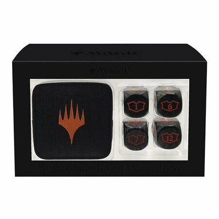 TOYS4.0 The Gathering Mythic Edition Loyalty Dice & Case, Black TO2737159